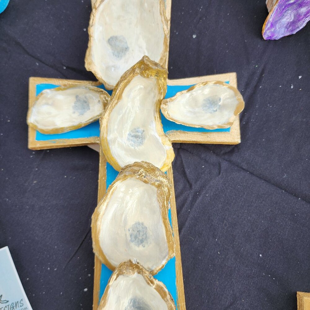 Oyster Shell Cross